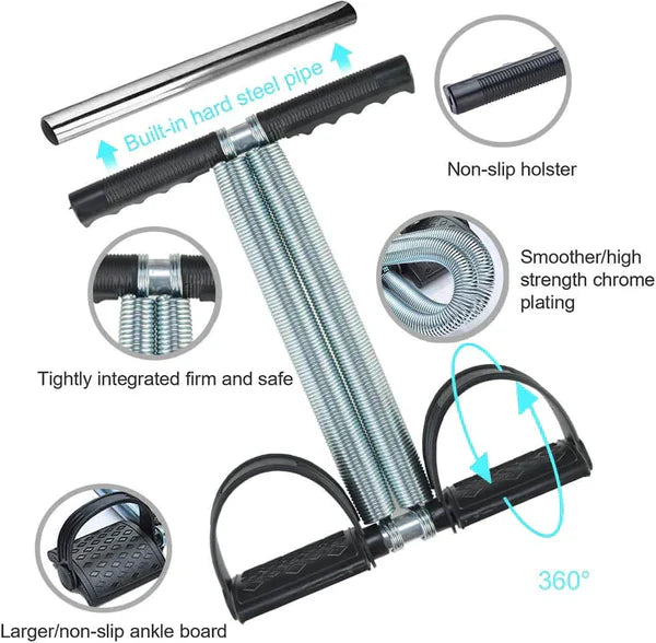 Double Spring Tummy Trimmer | Durable | For Men & Women